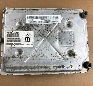 2015 DODGE GRAND-CARAVAN ENGINE ECM ELECTRONIC CONTROL MODULE (3.6L, BEHIND LEFT FRONT BUMPER COVER)