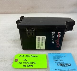 2007 DODGE CALIBER CHASSIS ECM BODY CONTROL (BCM) (NEXT TO BATTERY), (TOTALLY INTEGRATED POWER CONTROL), FROM 06 13 06