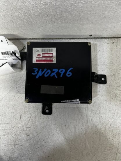 1990 NISSAN D21 ENGINE ECM ELECTRONIC CONTROL MODULE (UNDER PASSENGER SIDE FRONT SEAT), 4 CYLINDER, 4X2, MT, CALIFORNIA EMISSIONS, FROM 9 89