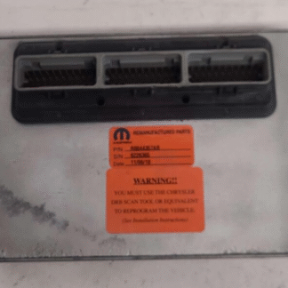 2002 JEEP GRAND-CHEROKEE ENGINE ECM ELECTRONIC CONTROL MODULE (RH REAR ENGINE COMPARTMENT), 4.0L, FEDERAL EMISSIONS, FROM 10 23 2001