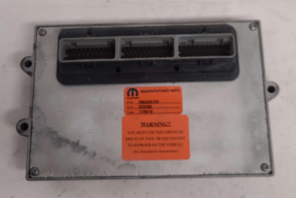 2002 JEEP GRAND-CHEROKEE ENGINE ECM ELECTRONIC CONTROL MODULE (RH REAR ENGINE COMPARTMENT), 4.0L, FEDERAL EMISSIONS, FROM 10 23 2001
